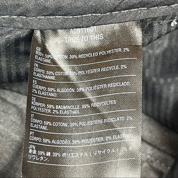 Volcom Shorts True To This Chino Men’s Size 38 Gray Flat Front - Picture 8 of 10